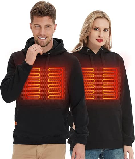 unisex heated hoodie.